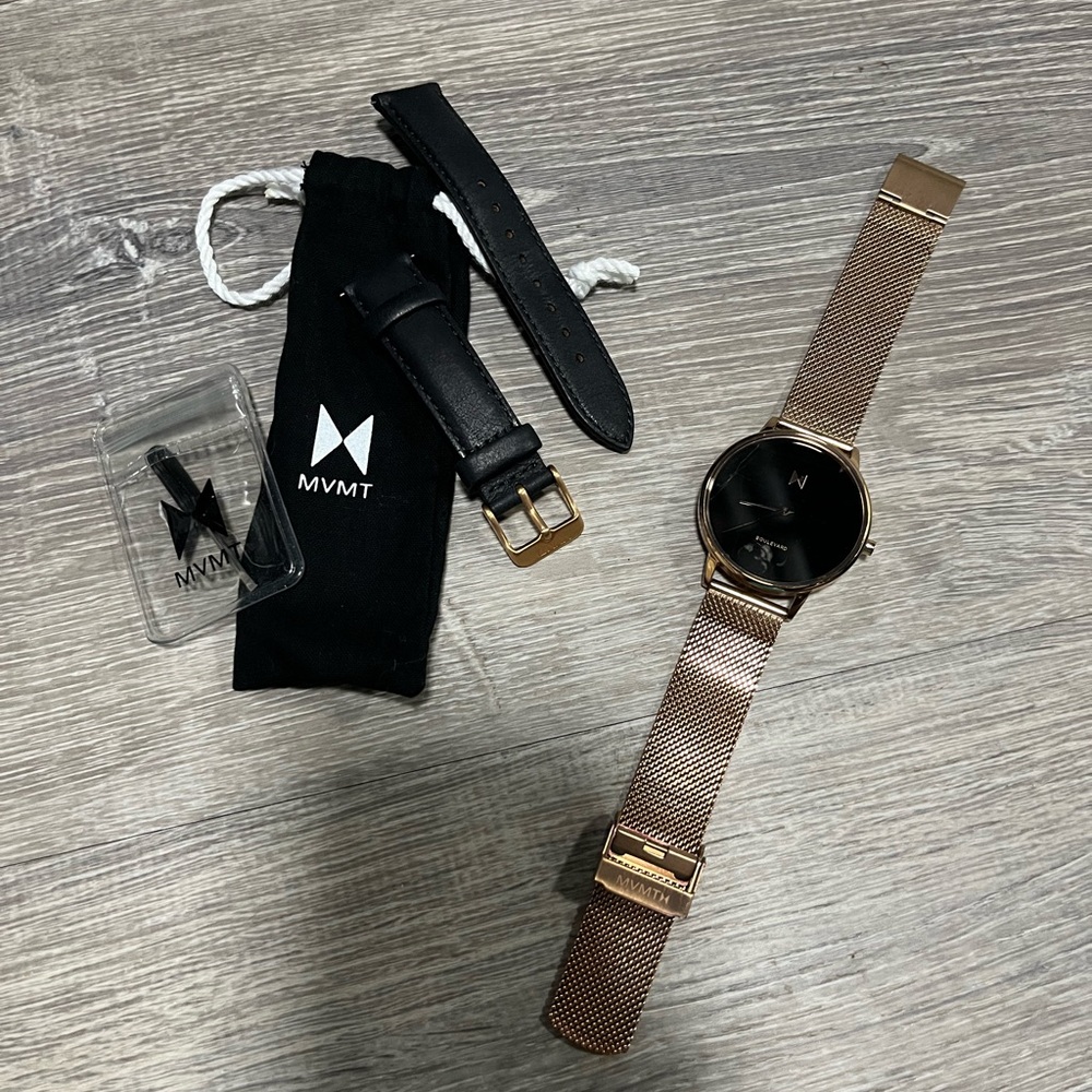 MVMT Rose Gold Watch
